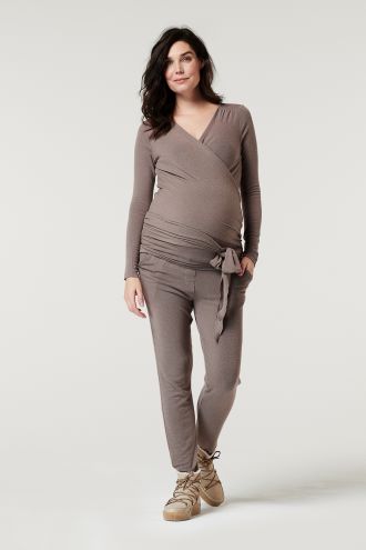 Noppies Lounge cardigan Hana - Taupe Melange