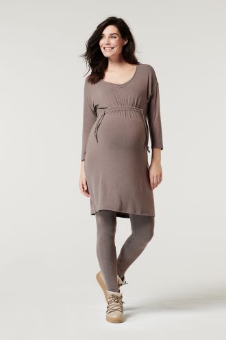 Noppies Lounge Kleid Hays - Taupe Melange