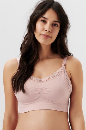 Noppies Naadloze voedingsbh Seamless nursing bra lace - Pale Mauve