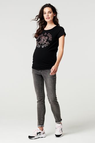 Supermom T-shirt Rock Rose - Black
