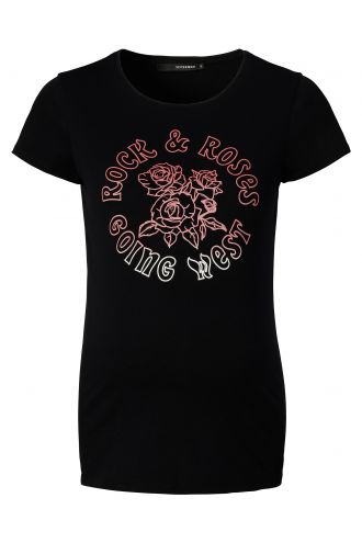 Supermom T-shirt Rock Rose - Black