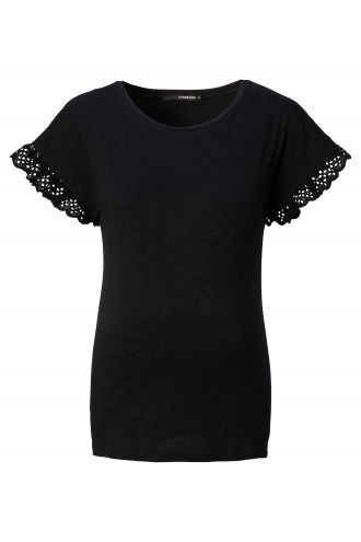 Supermom T-shirt Broderie - Black