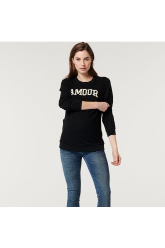 Supermom Pullover Amour - Black