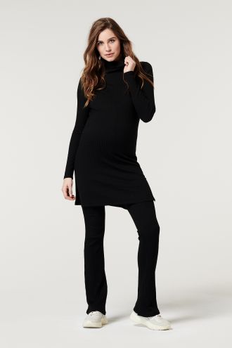 Supermom Tunic Rib - Black