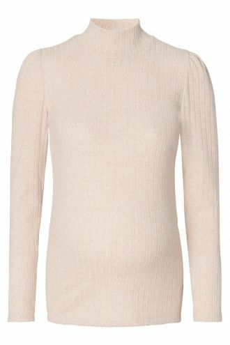 Longsleeve Brushed Col - Whisper White Melange