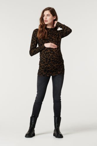 Supermom Longsleeve New Stripe - Black