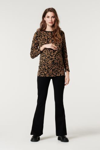 Supermom Pullover Leopard - Toasted Coconut