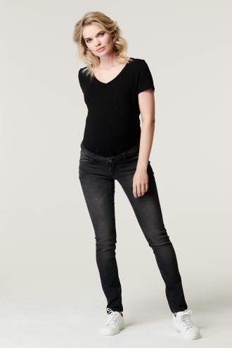 Supermom Skinny Umstandsjeans Skinny Washed black - Washed Black