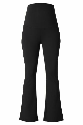 Casual trousers Flare - Black