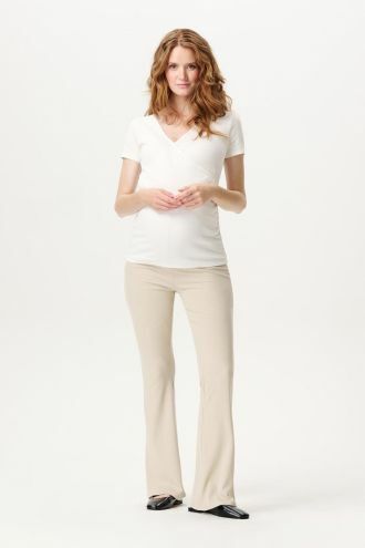Noppies Casual broek flared Heja - Light Sand