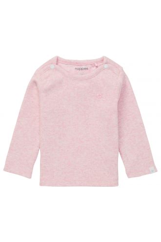 Noppies Langarmshirt Natal - Light Rose Melange