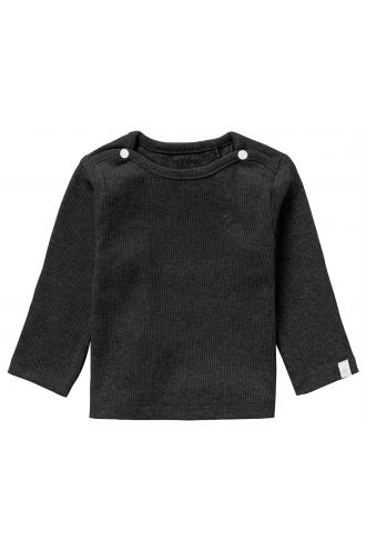 Noppies T-shirt manches longues Natal - Dark grey melange