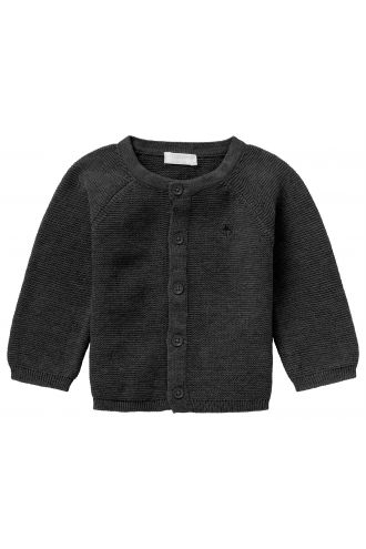 Noppies Cardigan Naga - Dark grey melange