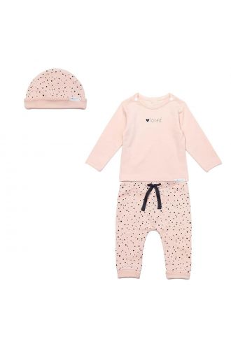 Noppies Set shirt Rabka - Peach Skin