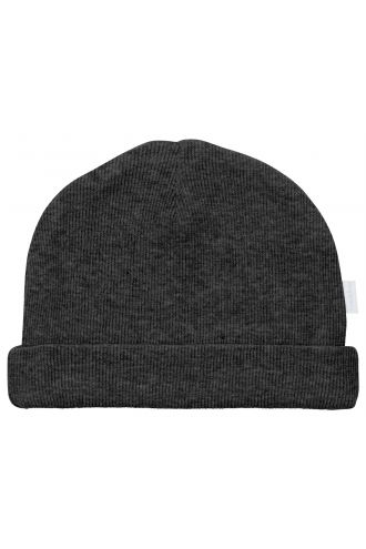 Noppies Bonnet Nevel - Dark grey melange