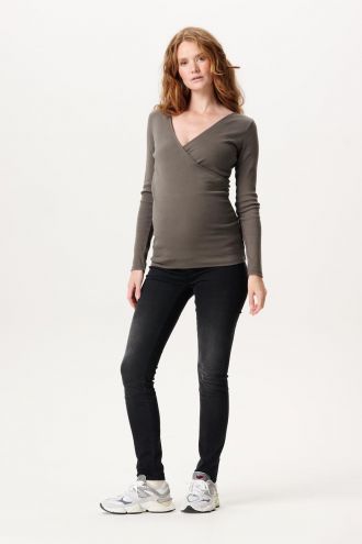 Noppies Maternity Skinny Jeans Avi - Black Denim Noppies Maternity Skinny Jeans Avi - Black Denim