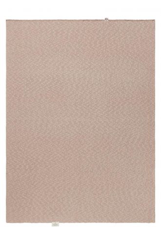 Wieg deken Melange knit 75x100 cm - Oxford Tan