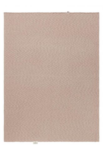 Wieg deken Melange knit 75x100 cm - Oxford Tan