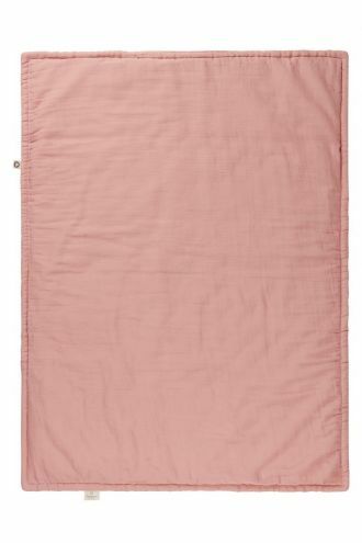 Crib blanket Filled 75x100 cm - Misty Rose