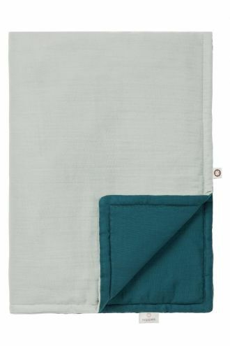 Wieg deken Filled 75x100 cm - Puritan Gray