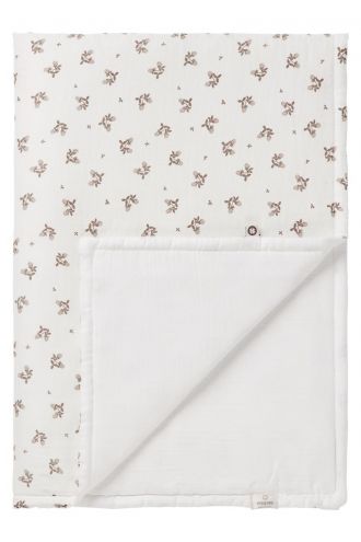 Noppies Couverture de berceau Blooming Clover 75x100 cm - Jet Stream