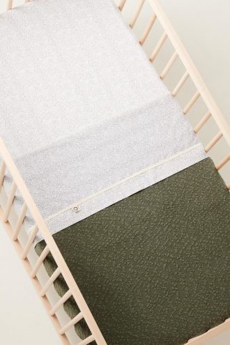 Noppies Decke für das Bettchen Melange knit 100x140 cm - Beetle