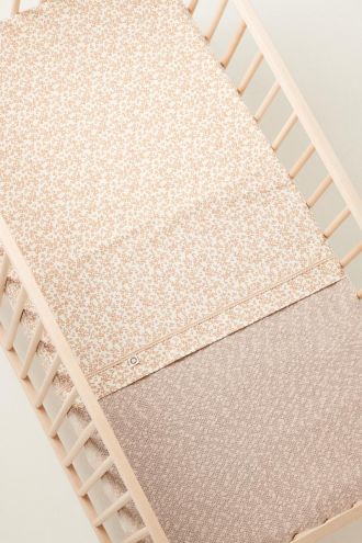 Noppies Ledikant deken Melange knit 100x140 cm - Oxford Tan