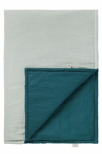 Ledikant deken Filled 100x140 cm - Puritan Gray