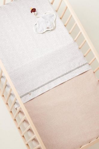 Noppies Couverture de lit bébé Teddy Fantasy Fleece 100x140cm - Tan Melange