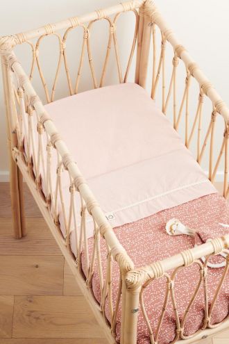 Noppies Drap de berceau Tiny Dot 80x100 cm - Misty Rose