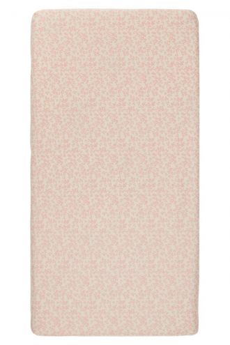 Noppies Crib fitted sheet Botanical - Misty Rose