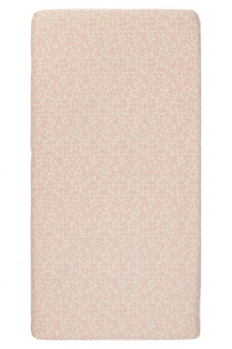 Noppies Baby Comfort Crib fitted sheet Botanical - Misty Rose