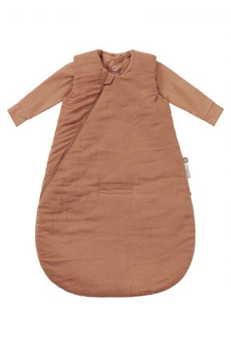Baby 4-Jahreszeiten Schlafsack Uni - Indian Tan