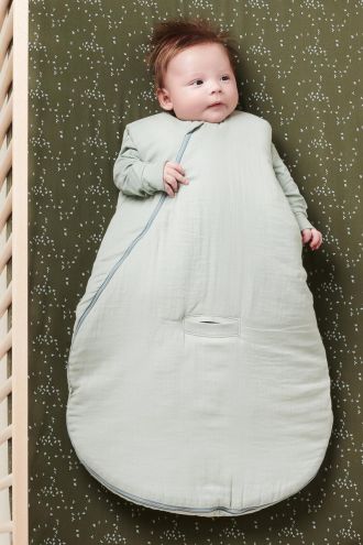Noppies Baby 4-Jahreszeiten Schlafsack Uni - Puritan Gray