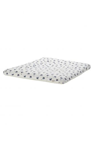 Noppies Baby Comfort Bezug für die Wickelunterlage Blooming Clover 77x87cm - Colony Blue