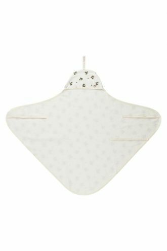 Newborn wrap towel Blooming Clover 72x92 cm - Beetle
