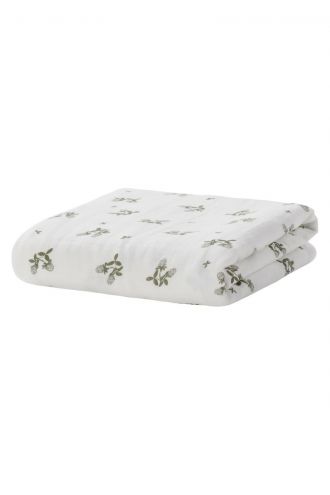 Noppies Single Muslin Cloth Blooming Clover 120x120 cm - Beetle