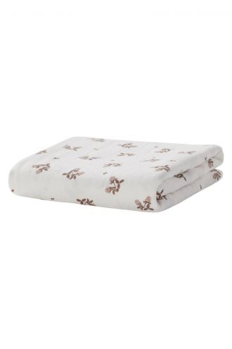 Noppies Single Muslin Cloth Blooming Clover 120x120 cm - Jet Stream