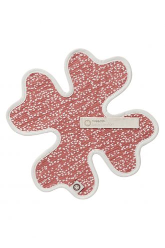 Noppies Baby Comfort Pacifier cloth Fancy Dot Clover Ø27 cm - Brick Dust