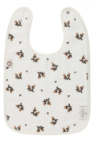 Noppies Bib Blooming Clover - Jet Stream