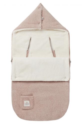 Autositz Fußsack Fantasy Fleece 83x39cm - Tan Melange