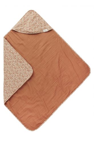 Wickeltuch Botanical 100x100 cm - Indian Tan