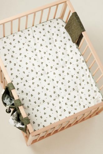 Noppies Baby Comfort Playpen mat Blooming Clover Terry - Puritan Gray