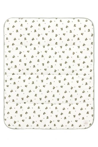 Noppies Playpen mat Blooming Clover Terry - Puritan Gray