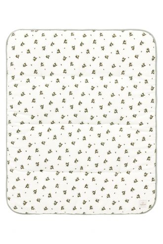 Playpen mat Blooming Clover Terry - Puritan Gray