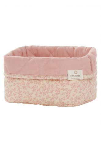 Noppies Panier de commode Botanical Size S - 21x13x17cm - Misty Rose