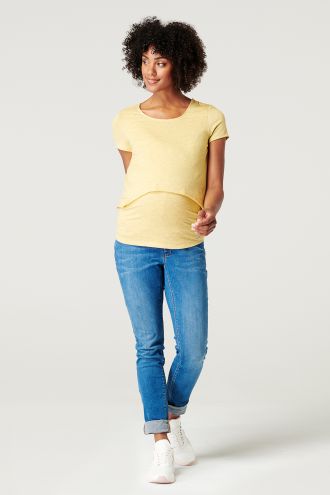 Esprit T-shirt - Dusty Yellow