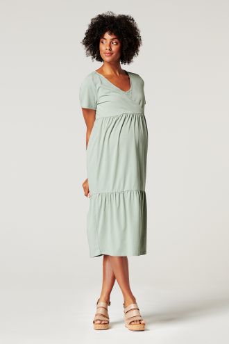 Esprit Nursing dress - Grey Moss