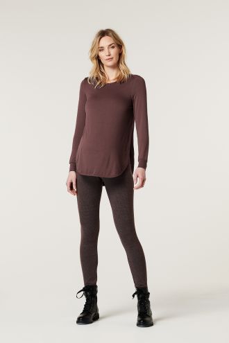 Esprit Langarmshirt - Coffee
