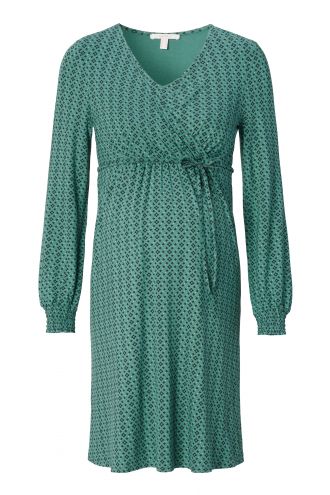 Nursing dress - Teal Green